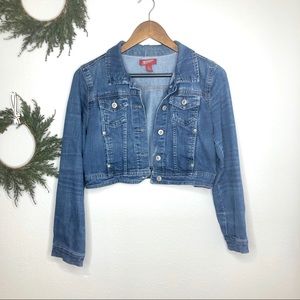 Arizona Jean Girls / Kids Cropped Denim Jacket